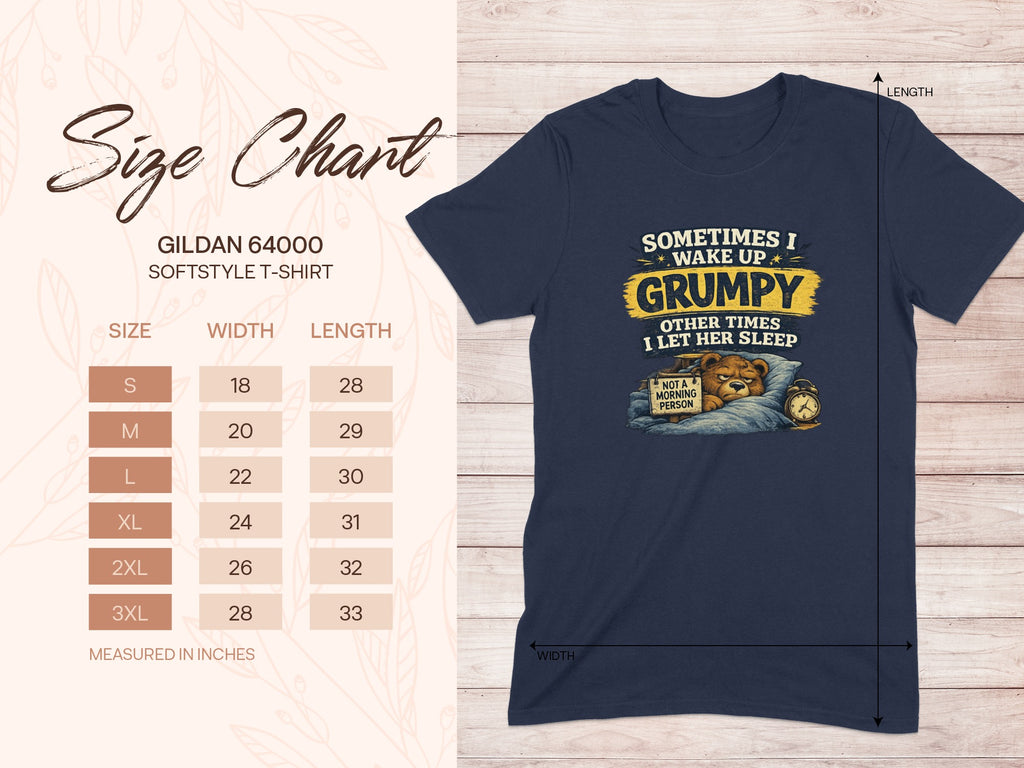 Grumpy Bear T-Shirt | Not A Morning Person Physical Item StupidShirts.com