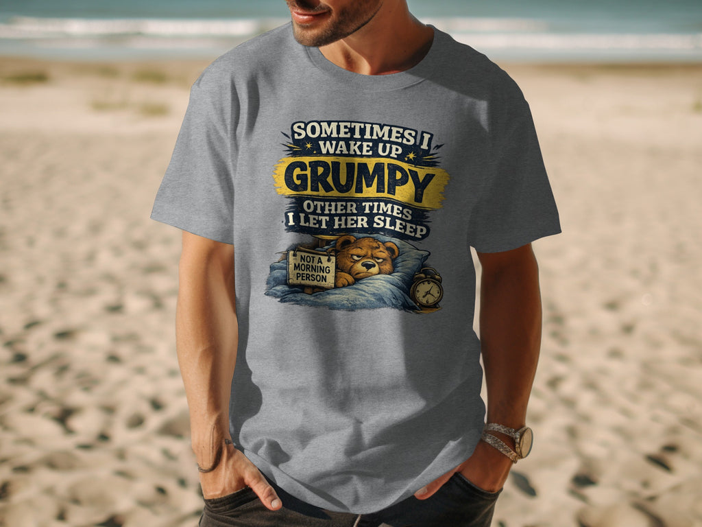 Grumpy Bear T-Shirt | Not A Morning Person Physical Item StupidShirts.com