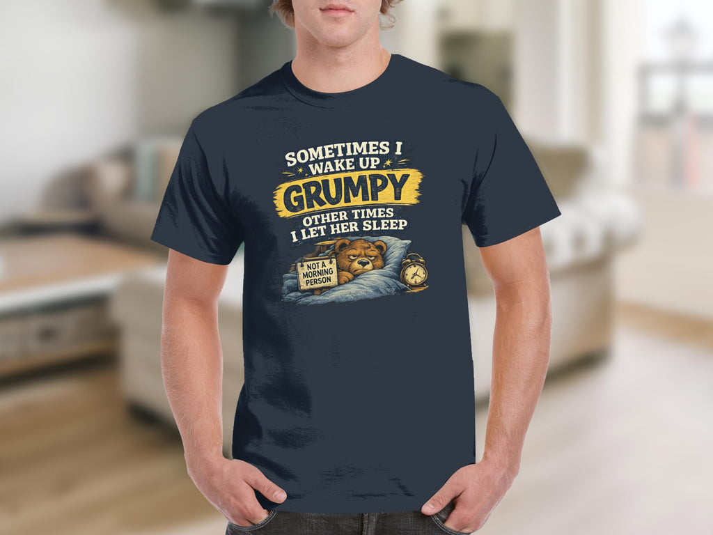 Grumpy Bear T-Shirt | Not A Morning Person Physical Item StupidShirts.com