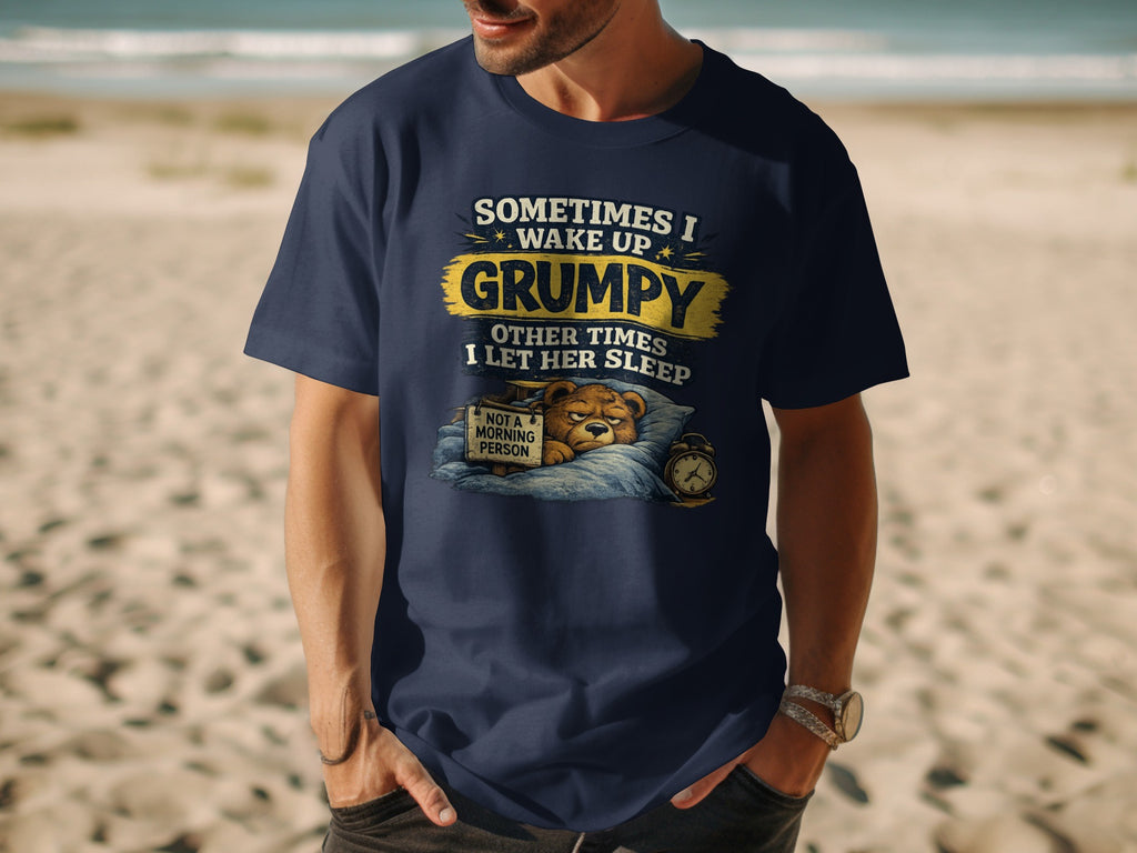 Grumpy Bear T-Shirt | Not A Morning Person Physical Item StupidShirts.com