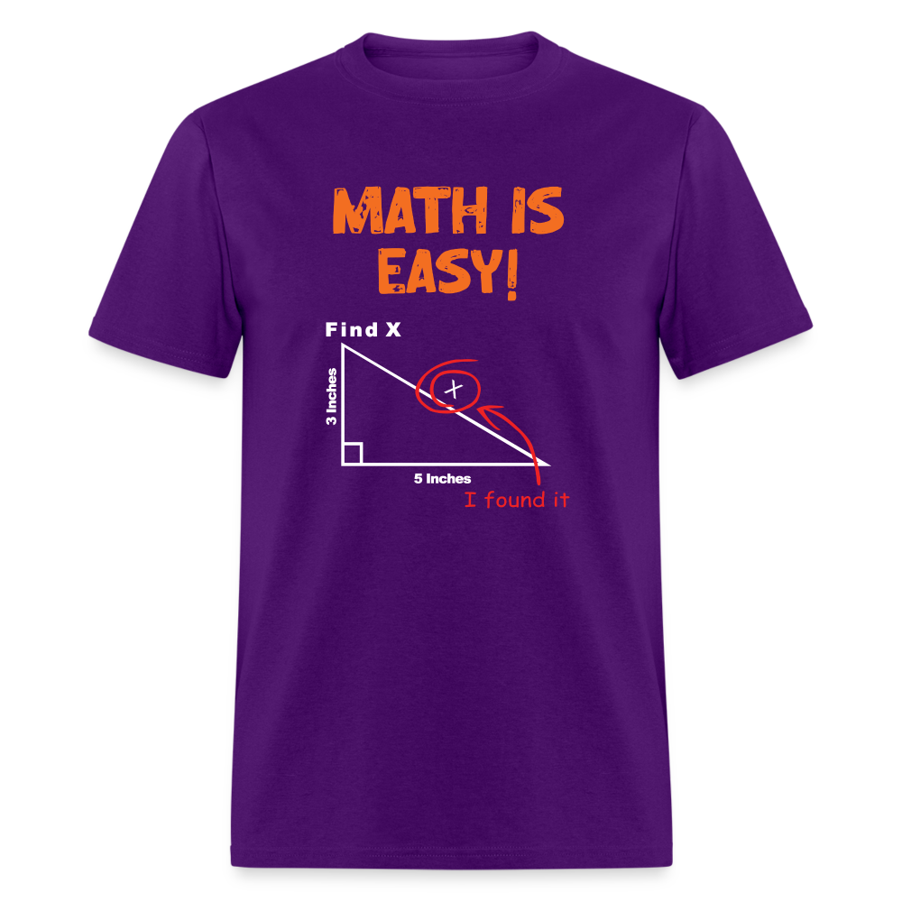 Find X Math Is Easy Funny Nerd Tee | StupidShirts.com Unisex T-Shirt StupidShirts.com