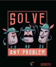 Solve Any Problem  Ctrl+Alt+Del - Men's T-Shirt - StupidShirts.com Men's T-Shirt StupidShirts.com