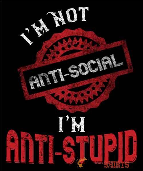 Anti-Stupid Funny Sarcastic T-Shirt | StupidShirts.com Unisex T-Shirt StupidShirts.com