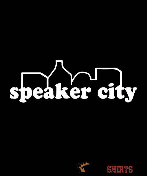 Speaker City - Men's T-Shirt - StupidShirts.com Men's T-Shirt StupidShirts.com