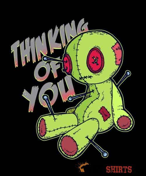 Voodoo Doll Thinking Of You T-Shirt | StupidShirts.com Unisex T-Shirt StupidShirts.com
