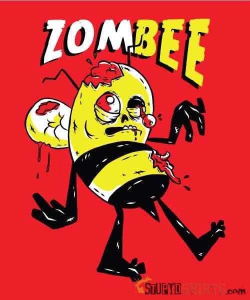 ZomBee Funny Zombie Bee T-Shirt | StupidShirts.com Unisex T-Shirt StupidShirts.com
