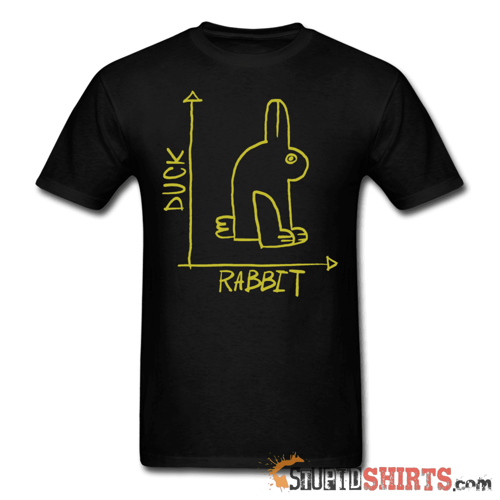 Rabbit or Duck Optical Illusion Tee | StupidShirts.com Unisex T-Shirt StupidShirts.com
