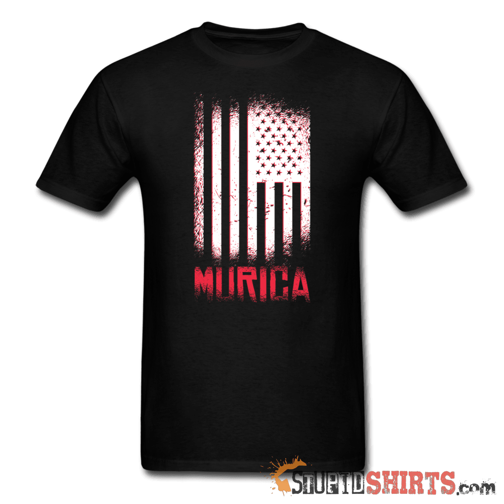 Murica American Flag Patriotic T-Shirt | StupidShirts.com Unisex T-Shirt StupidShirts.com