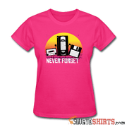 Never Forget Retro  - Women's T-Shirt - StupidShirts.com Women's T-Shirt StupidShirts.com