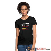Anatomy of a PEW - Women's T-Shirt - StupidShirts.com Women's T-Shirt StupidShirts.com