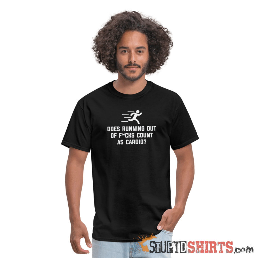 Running Out Of F*cks - Men's T-Shirt - StupidShirts.com Men's T-Shirt StupidShirts.com