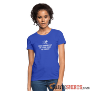 Running Out Of F*cks - Women's T-Shirt - StupidShirts.com Women's T-Shirt StupidShirts.com