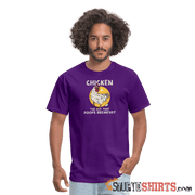 Funny Chicken T-Shirt: Breakfast Humor Apparel Men's T-Shirt StupidShirts.com