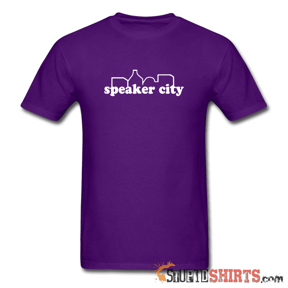 Speaker City - Men's T-Shirt - StupidShirts.com Men's T-Shirt StupidShirts.com