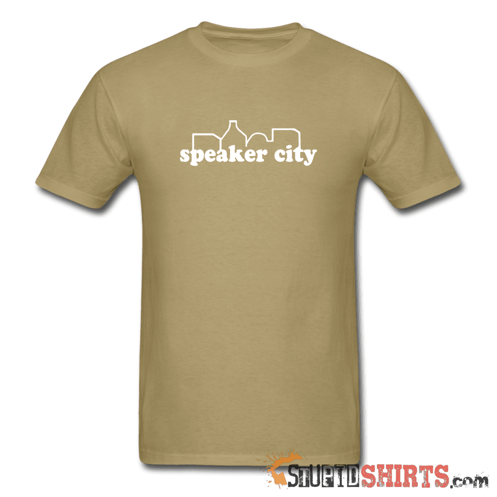 Speaker City - Men's T-Shirt - StupidShirts.com Men's T-Shirt StupidShirts.com