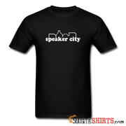 Speaker City - Men's T-Shirt - StupidShirts.com Men's T-Shirt StupidShirts.com