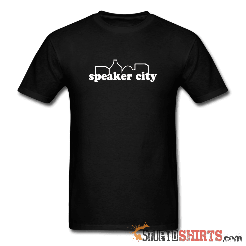Speaker City - Men's T-Shirt - StupidShirts.com Men's T-Shirt StupidShirts.com