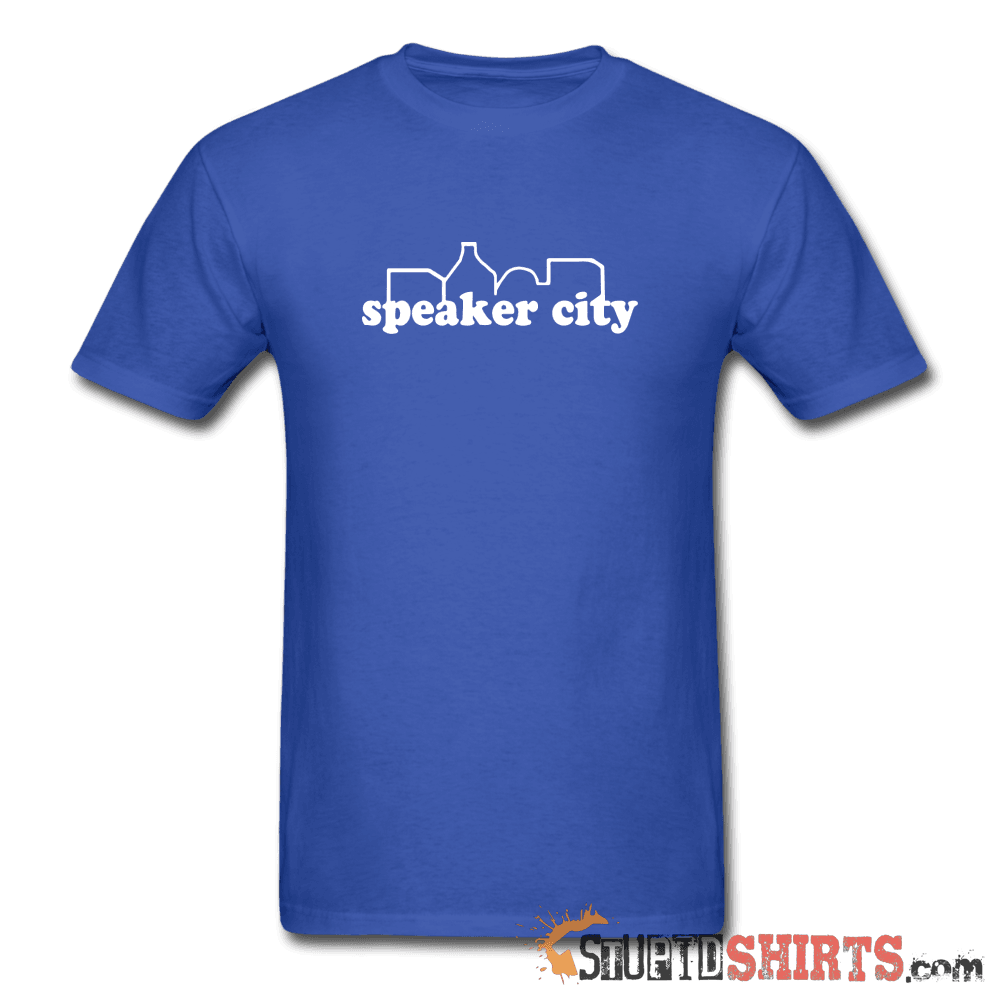 Speaker City - Men's T-Shirt - StupidShirts.com Men's T-Shirt StupidShirts.com