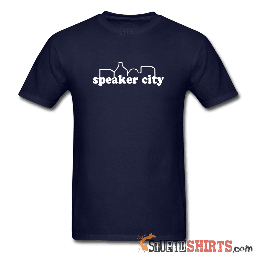 Speaker City - Men's T-Shirt - StupidShirts.com Men's T-Shirt StupidShirts.com