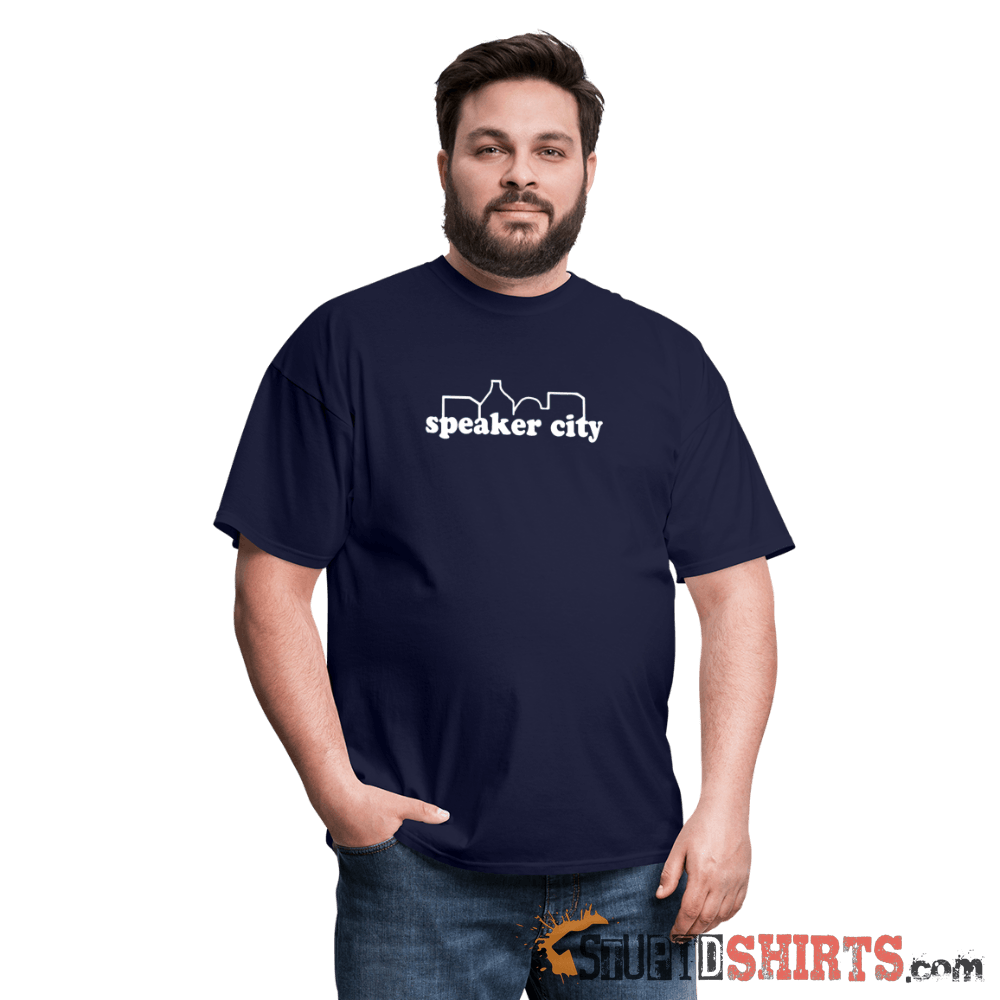 Speaker City - Men's T-Shirt - StupidShirts.com Men's T-Shirt StupidShirts.com