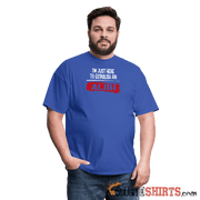 Establish An Alibi - Men's T-Shirt - StupidShirts.com Men's T-Shirt StupidShirts.com
