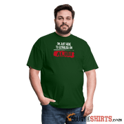 Establish An Alibi - Men's T-Shirt - StupidShirts.com Men's T-Shirt StupidShirts.com