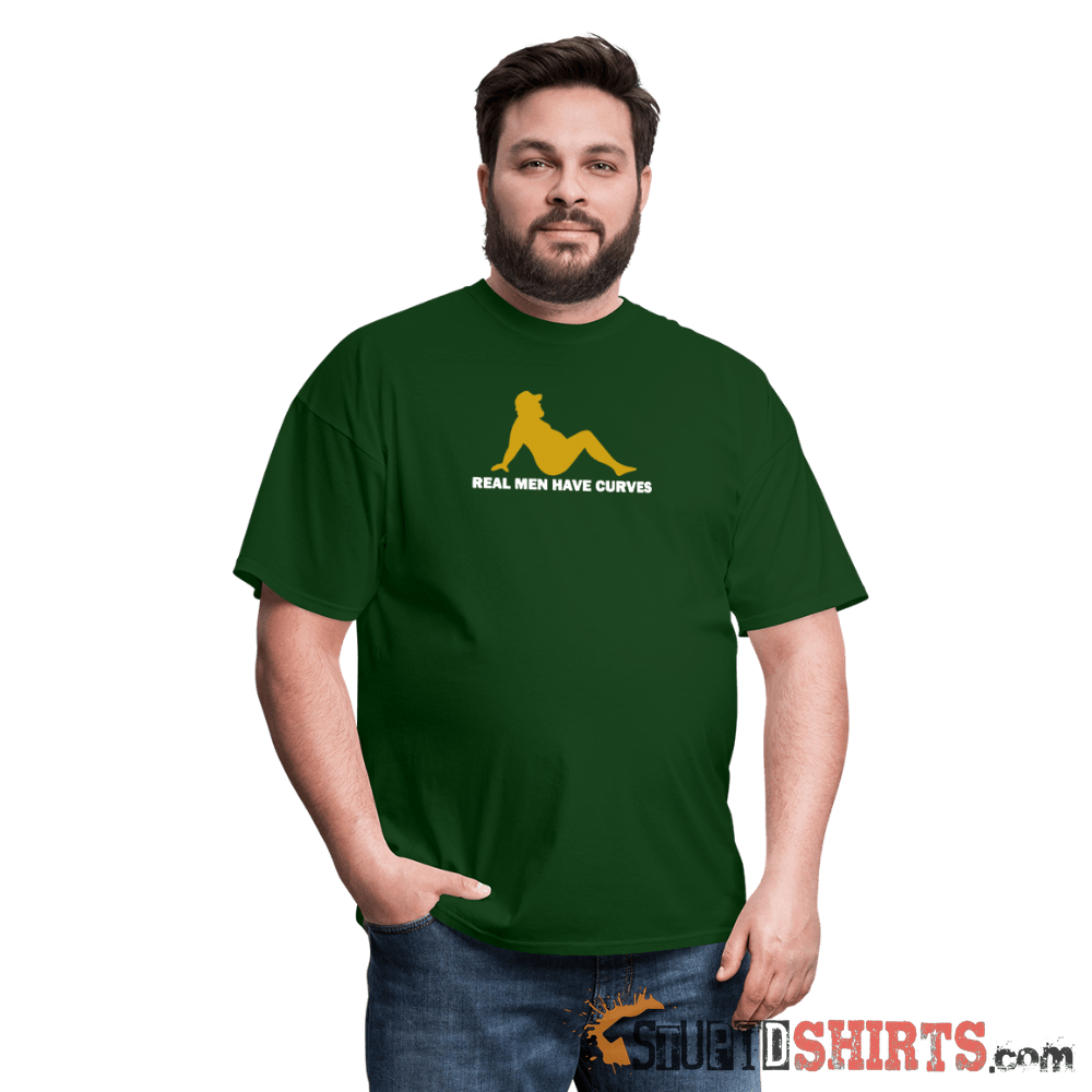 Real Men Have Curves Funny T-Shirt | StupidShirts.com Unisex T-Shirt StupidShirts.com