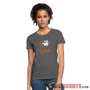 He Slipped - Women's T-Shirt Women's T-Shirt StupidShirts.com