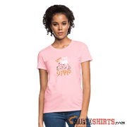 He Slipped - Women's T-Shirt Women's T-Shirt StupidShirts.com