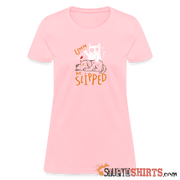 He Slipped - Women's T-Shirt Women's T-Shirt StupidShirts.com