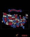 United States Of America Map - Men's T-Shirt - StupidShirts.com Men's T-Shirt StupidShirts.com